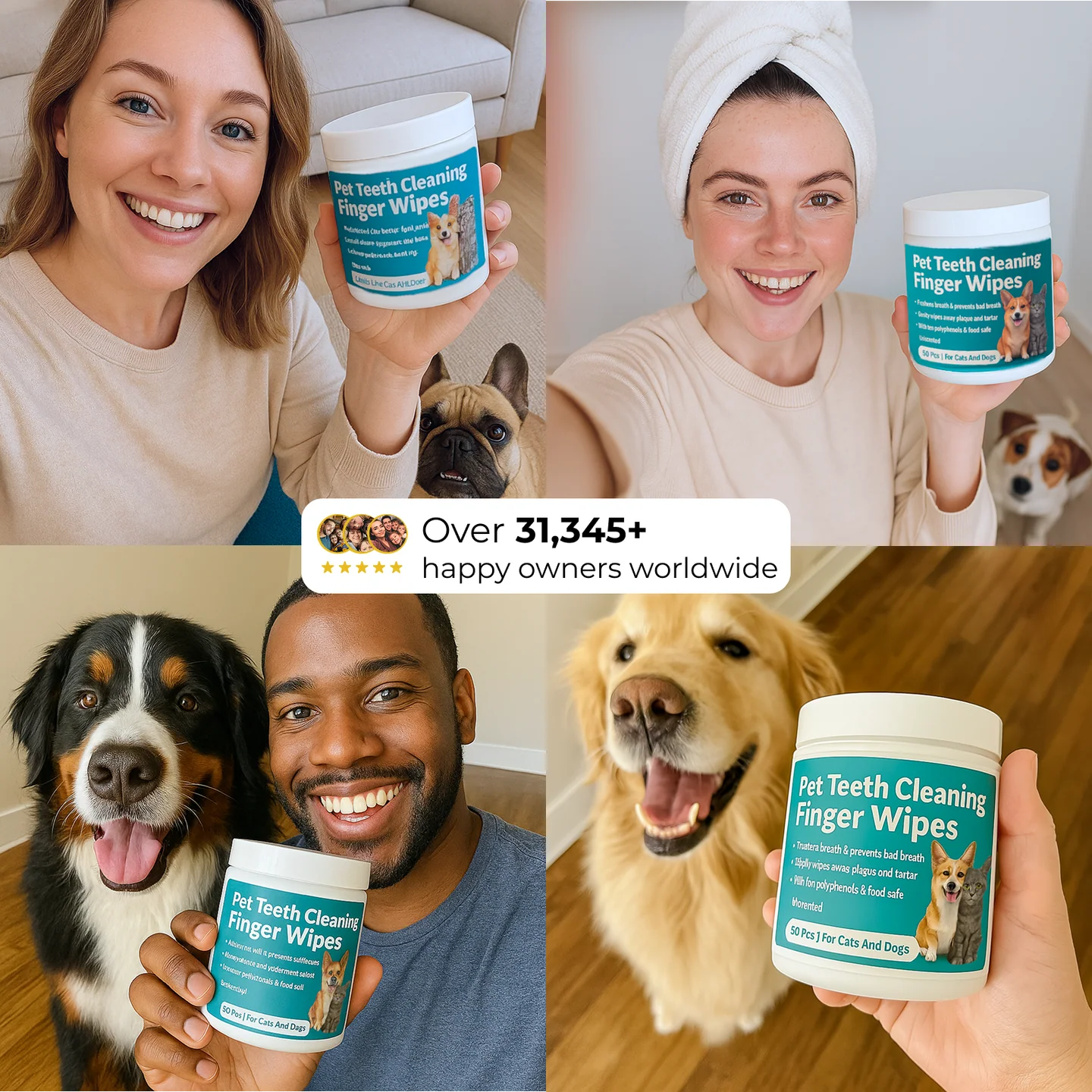 Glorovi Dental Finger Wipes